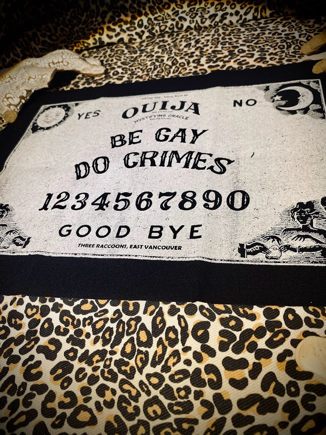 Be Gay, Do Crimes Ouija, life size patch.
