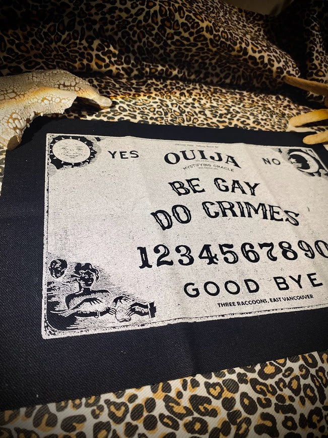 Be Gay, Do Crimes Ouija, life size patch.