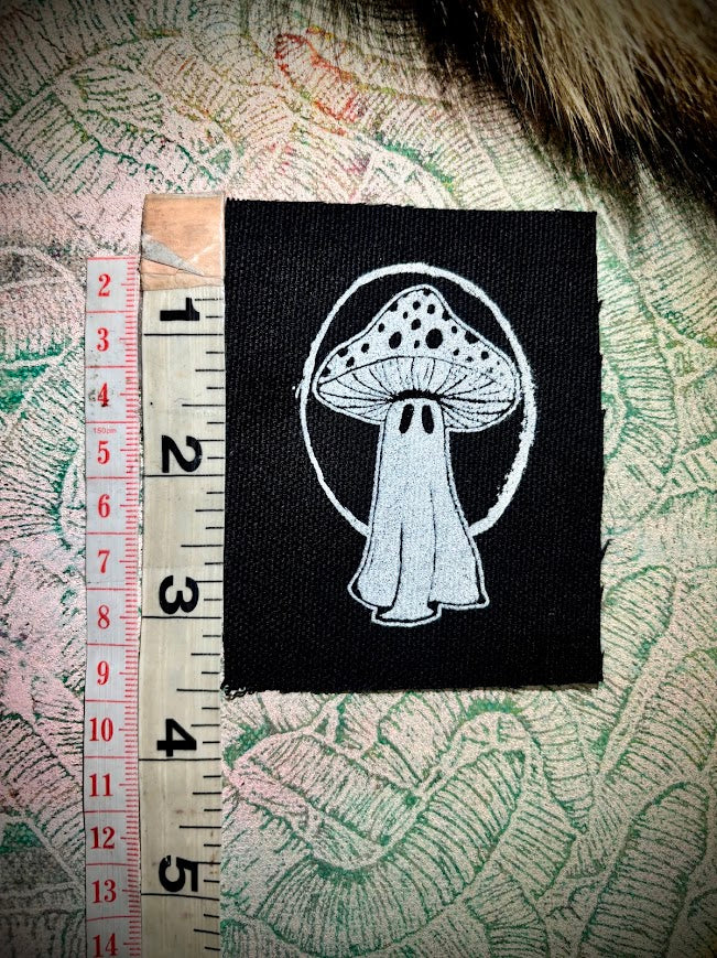 Tiny ghost mushroom patch.