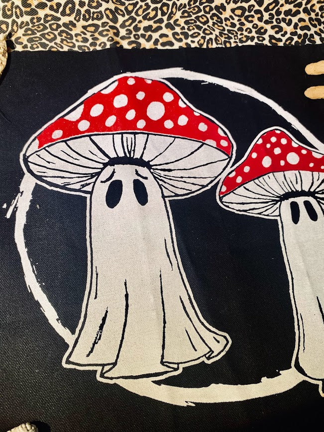 Mushroom ghosts back patch.