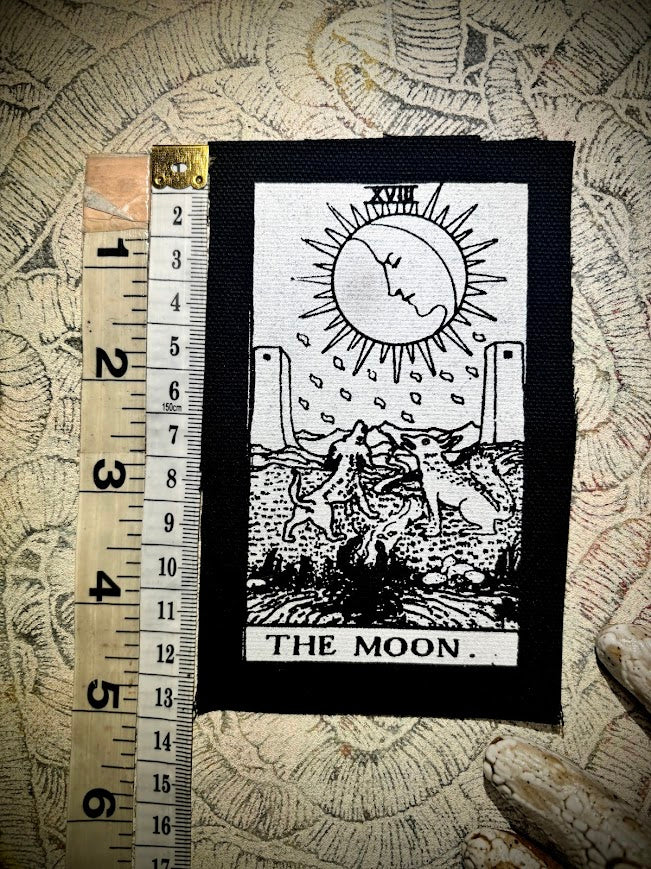 The Moon Tarot card patch.
