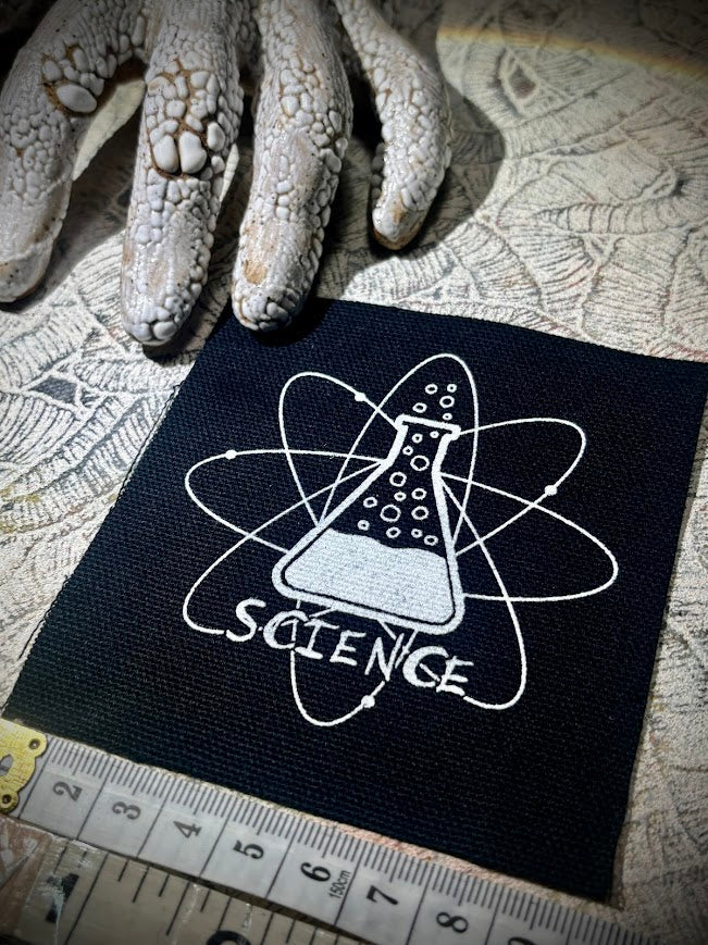 Science! sew on patch.