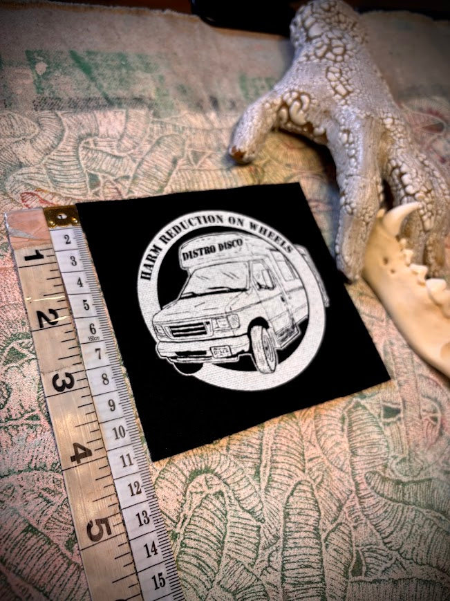 Fundraiser patch for Distro Disco