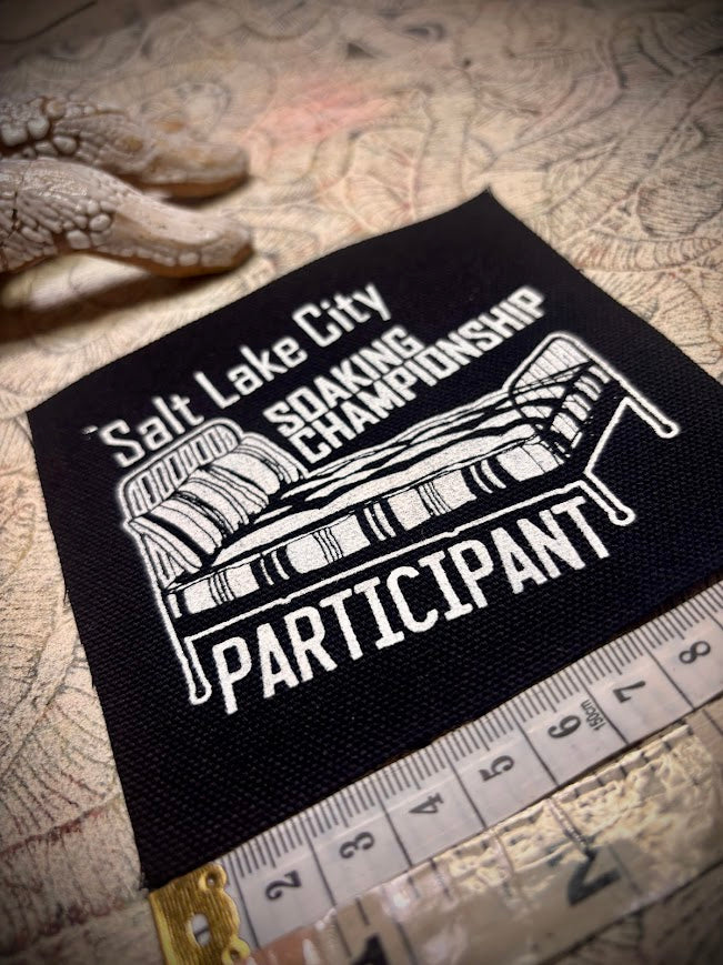 Salt Lake City Soaking Championships participation ribbon.