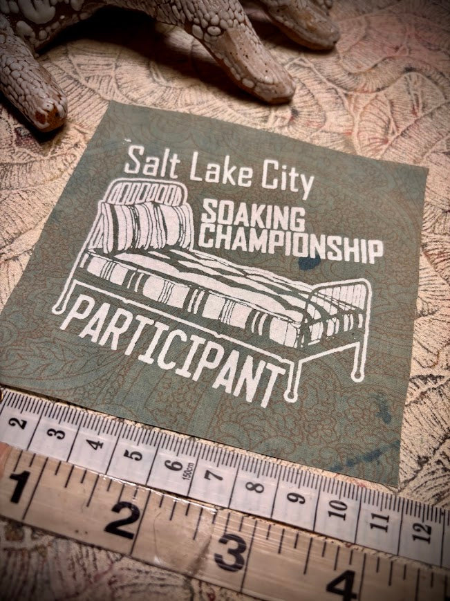 Salt Lake City Soaking Championships participation trophy