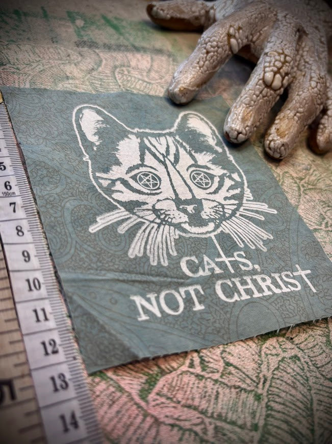 Cats not Christ! patch