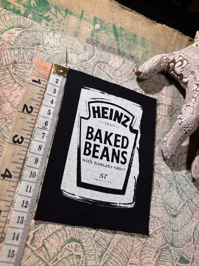 Heinz baked beans sew on patch