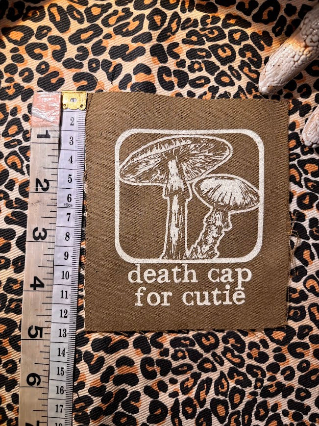 Death cap for cutie sew on patch