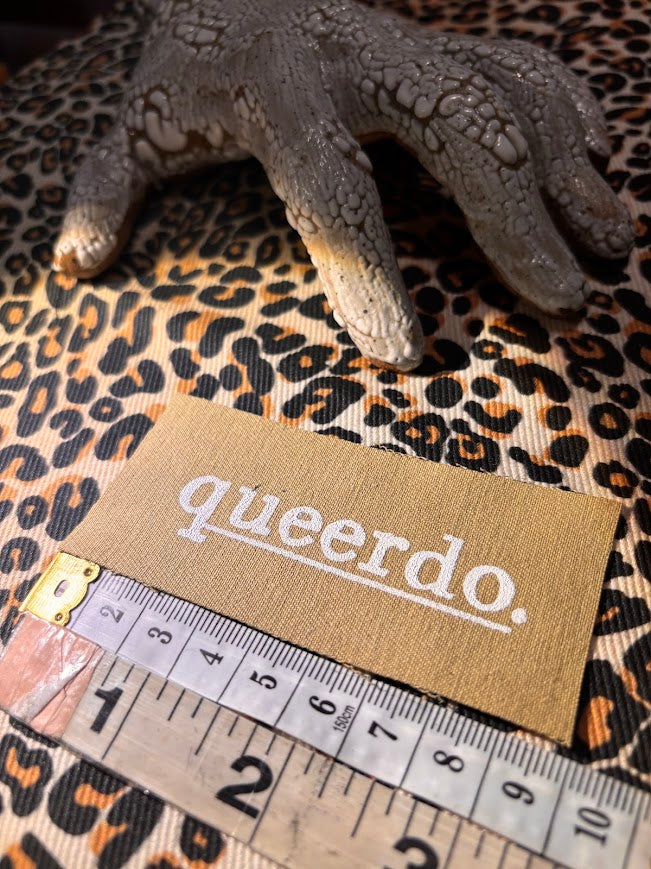 Queerdo tiny sew on patch