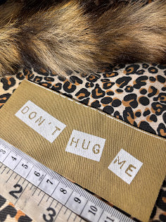 Don't Hug Me mini sew on patch