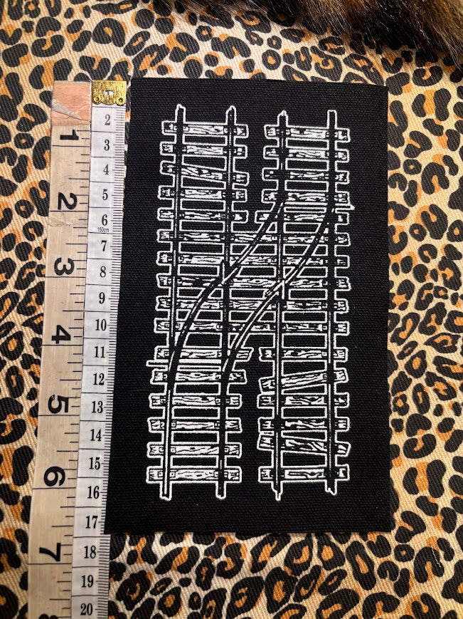 Two train tracks patch.