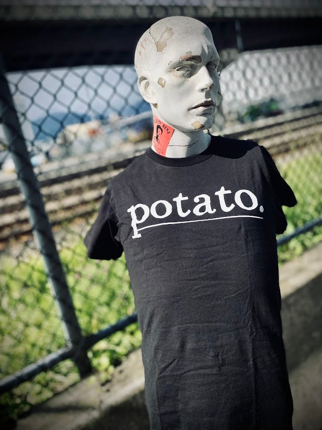 Potato tee! a t-shirt that says potato.