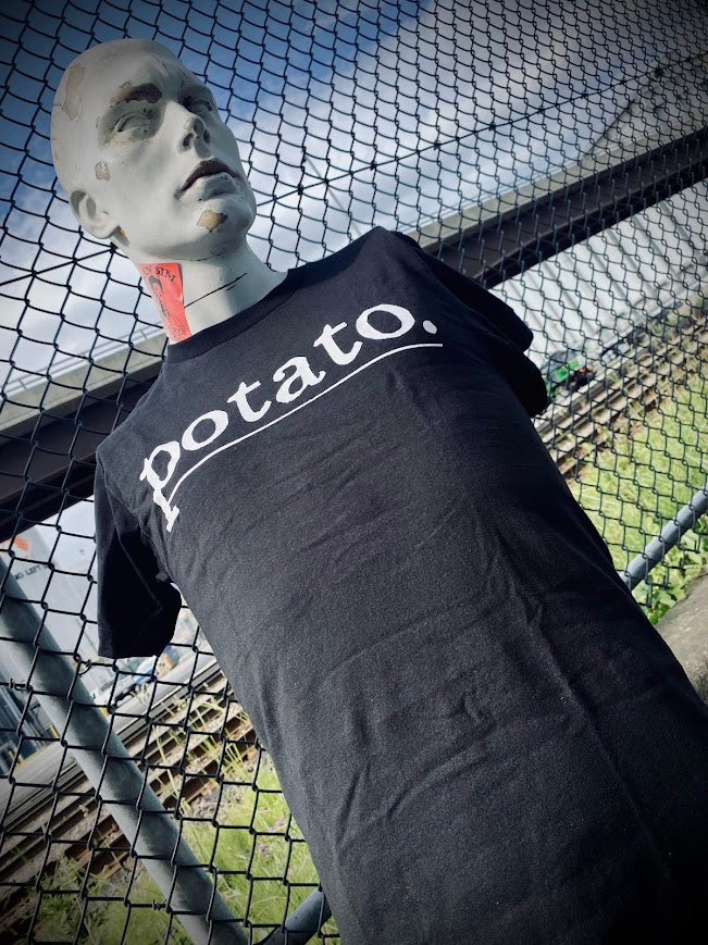Potato tee! a t-shirt that says potato.