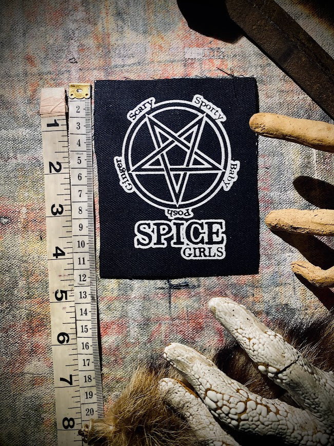 Satanic Spice Girls sew on patch.