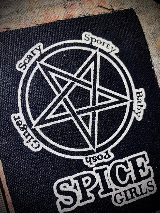 Satanic Spice Girls sew on patch.