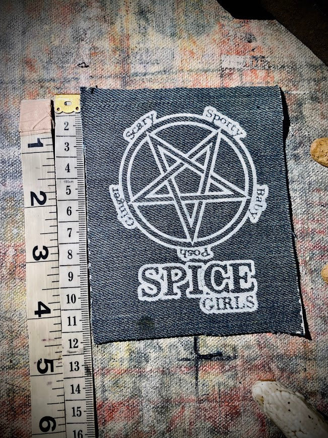 Satanic Spice Girls sew on patch.