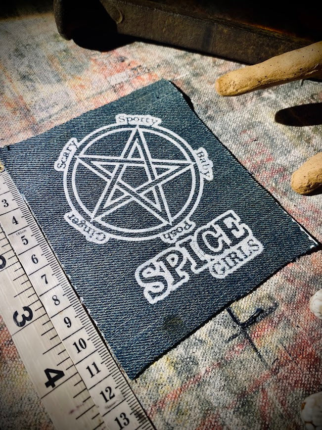 Satanic Spice Girls sew on patch.