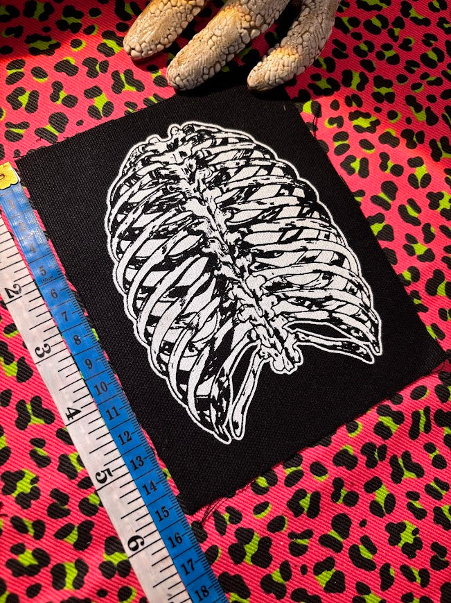 back human ribcage patch.