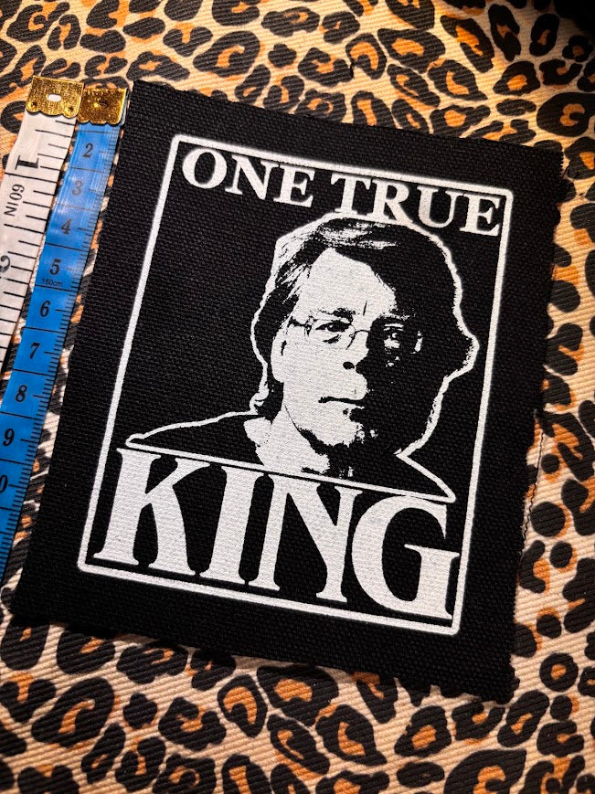 One True King! Stephen King patch.