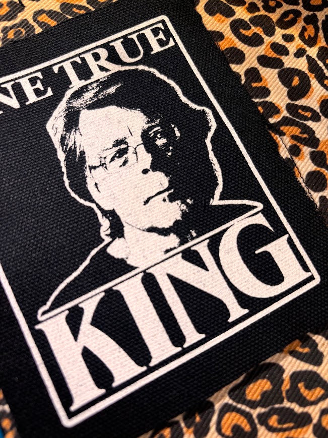 One True King! Stephen King sew on patch