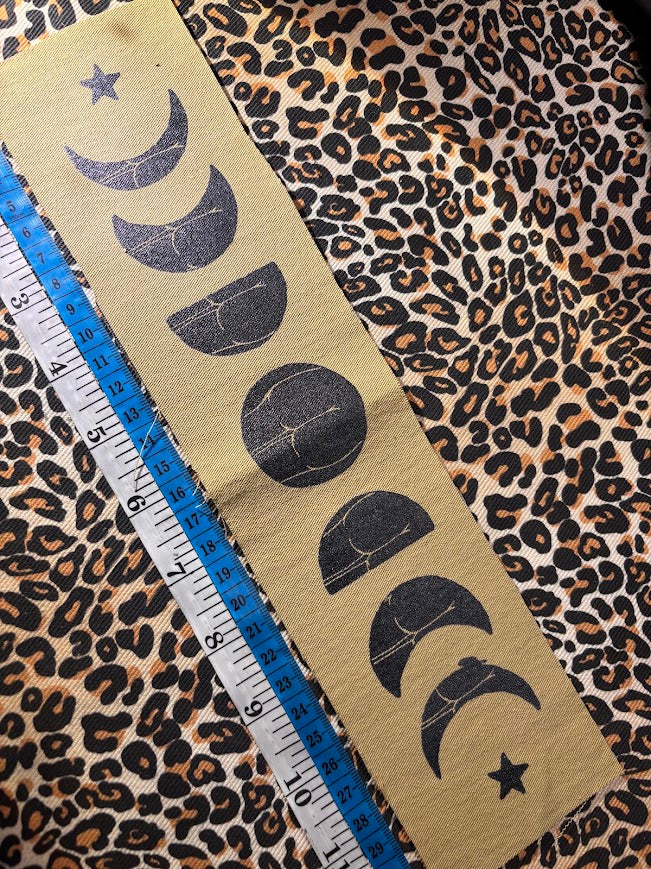Full moon phases patch with a big ol' butt