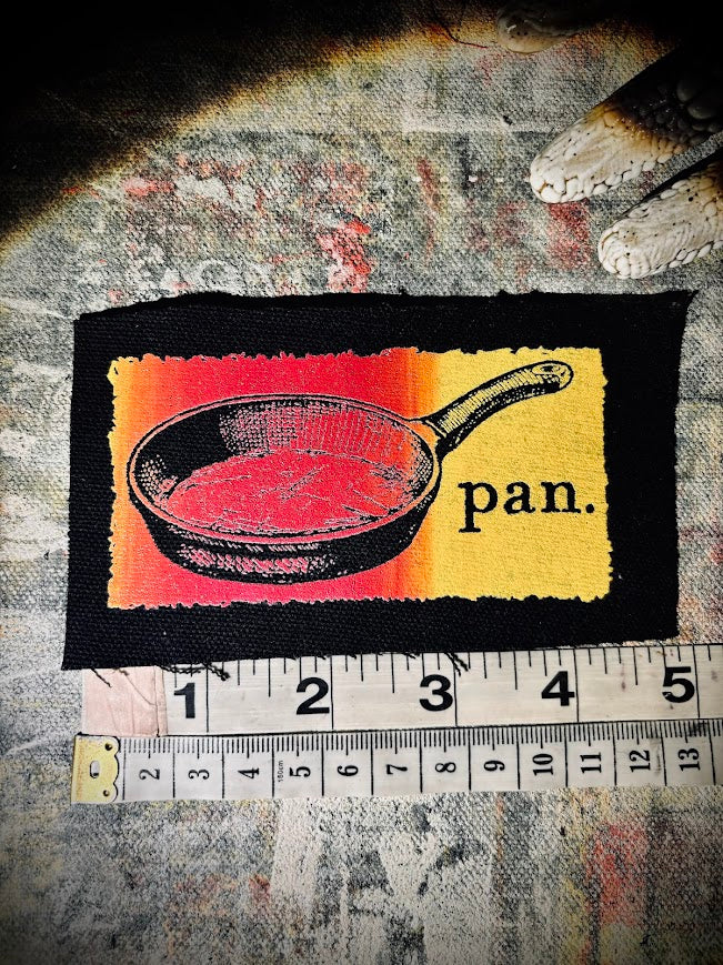 Pan sew on patch. pansexual pride