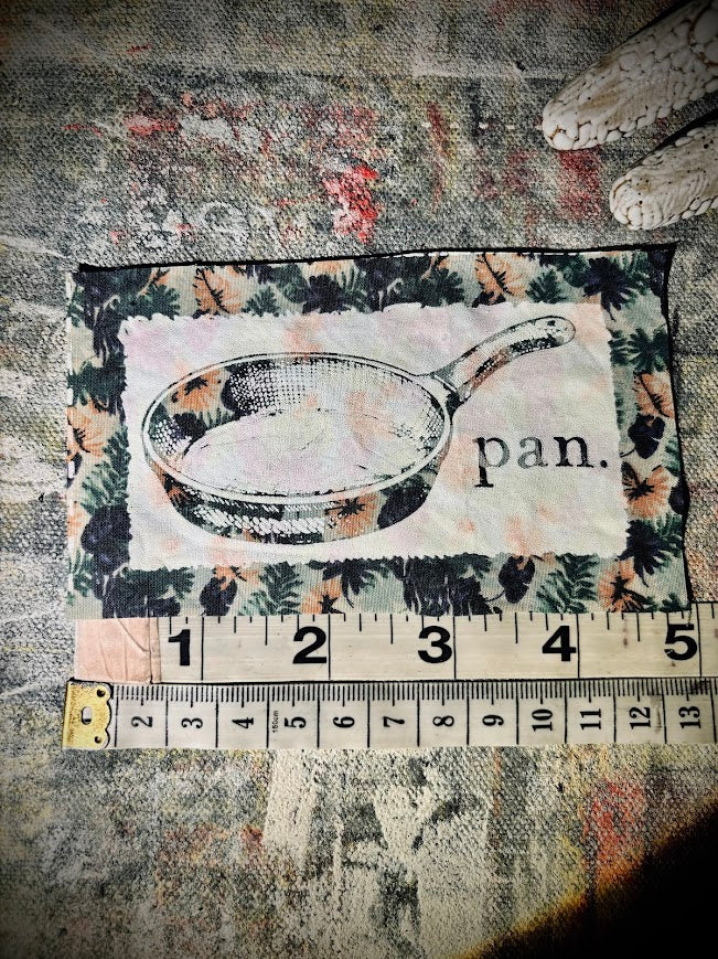 Pan sew on patch. pansexual pride
