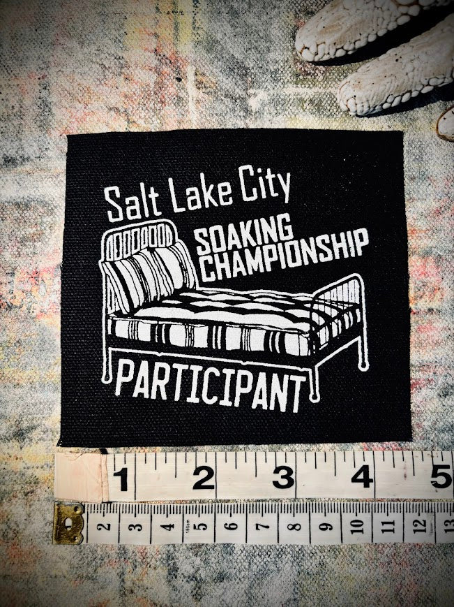 Salt Lake City Soaking Championships participation ribbon.