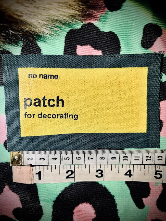 No Name, No Frills patch, for decorating