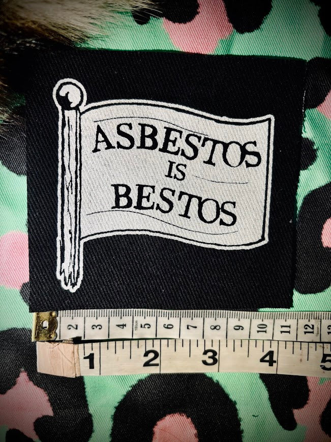 Asbestos is Bestos sew on patch