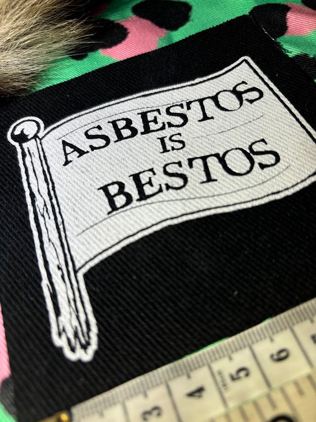 Asbestos is Bestos sew on patch