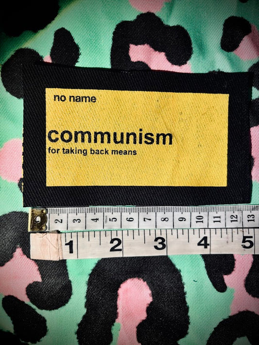 No Name, No Frills Communism patch