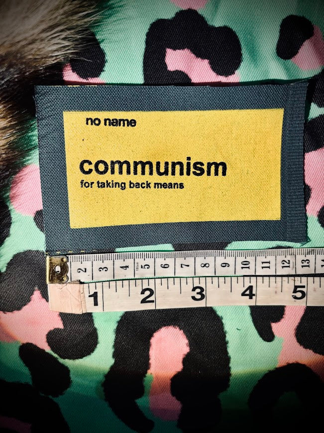 No Name, No Frills Communism patch