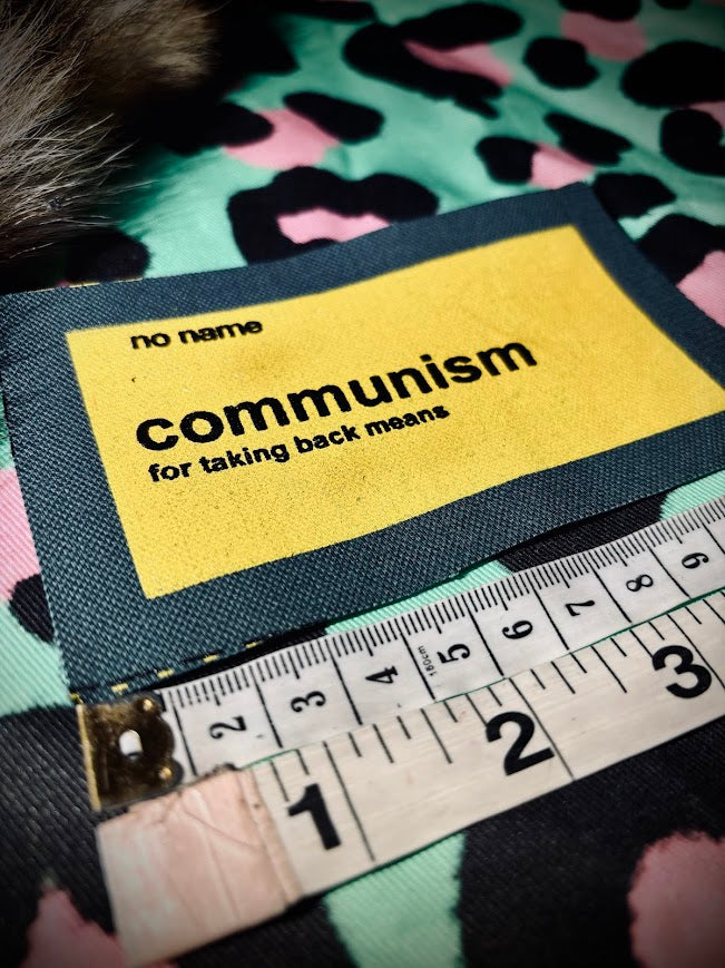 No Name, No Frills Communism patch