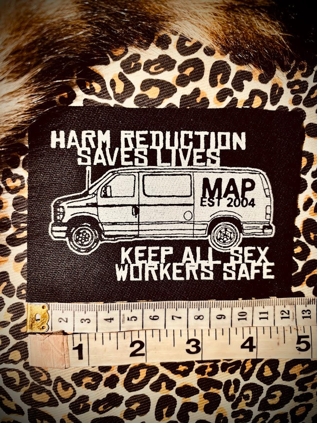 FUNDRAISER patch | MAP Van | Harm Reduction Saves lives