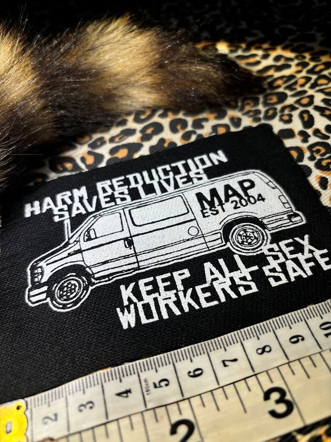 FUNDRAISER patch | MAP Van | Harm Reduction Saves lives