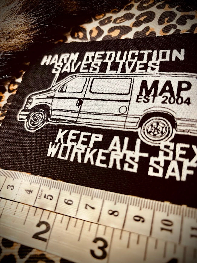 FUNDRAISER patch | MAP Van | Harm Reduction Saves lives