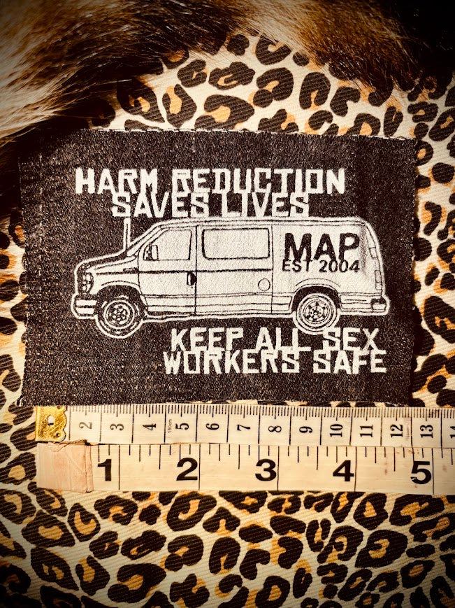 FUNDRAISER patch | MAP Van | Harm Reduction Saves lives