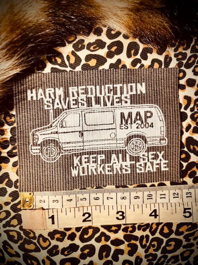 FUNDRAISER patch | MAP Van | Harm Reduction Saves lives