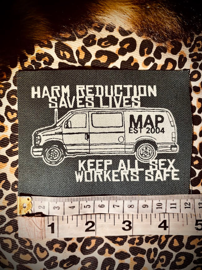 FUNDRAISER patch | MAP Van | Harm Reduction Saves lives