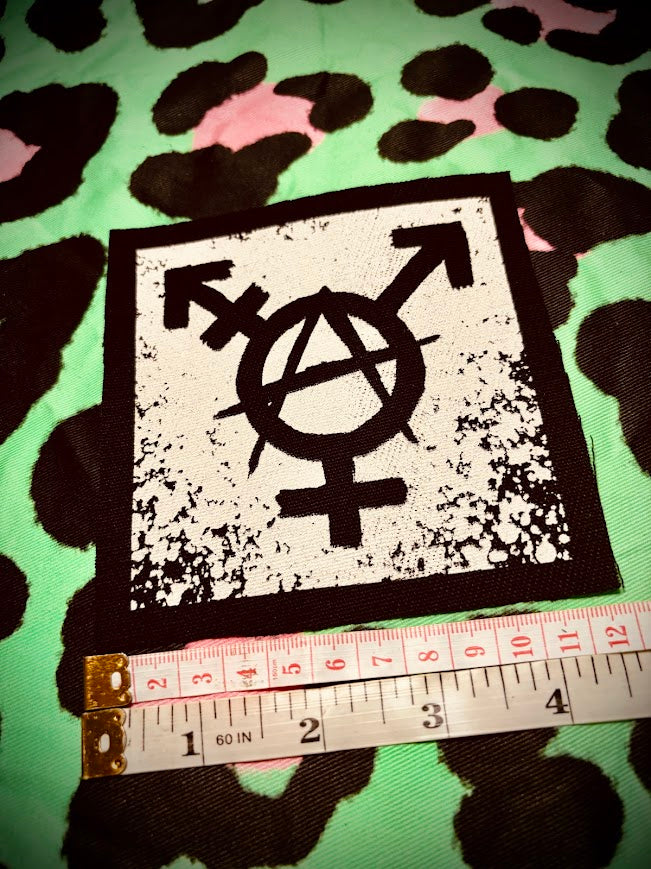 Trans-anarchy sew on patch