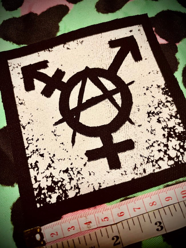 Trans-anarchy sew on patch