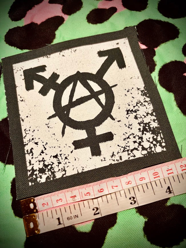 Trans-anarchy sew on patch