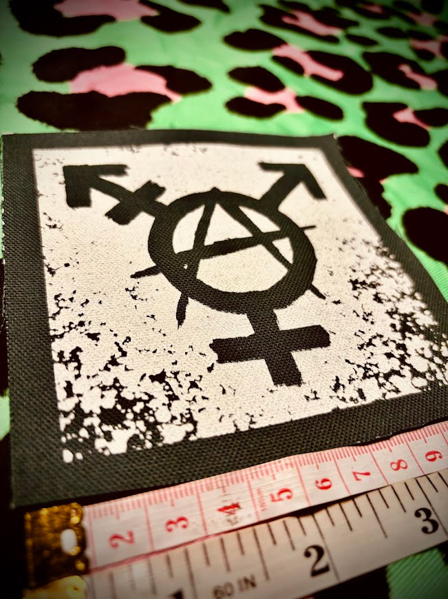 Trans-anarchy sew on patch