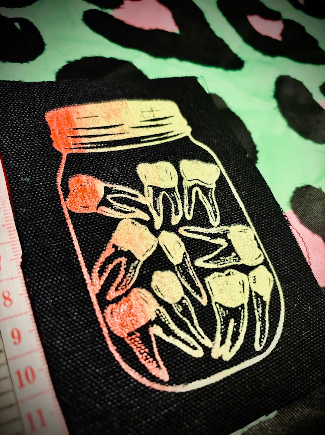 Jar of Teeth sew on patch