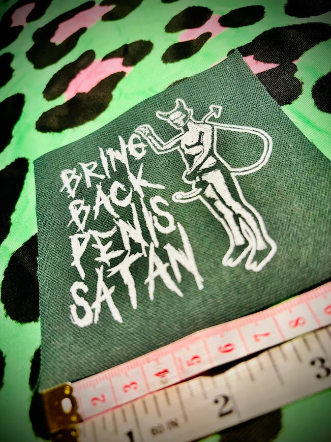 Bring Back Penis Satan sew on patch