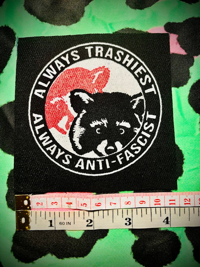 ANTIFA raccoons patch