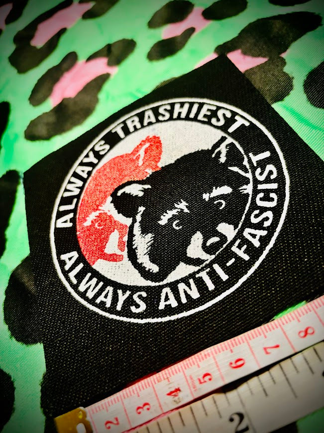 ANTIFA raccoons patch