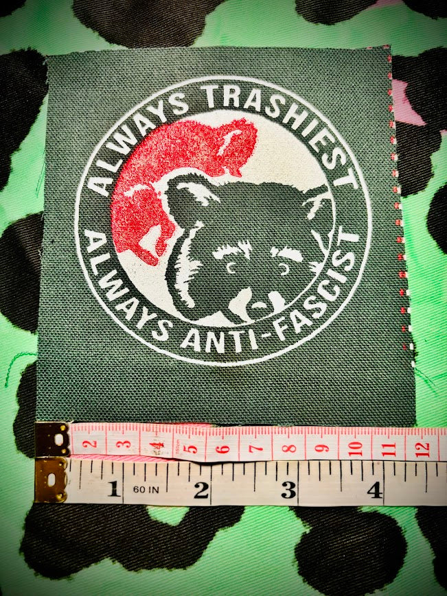 ANTIFA raccoons patch