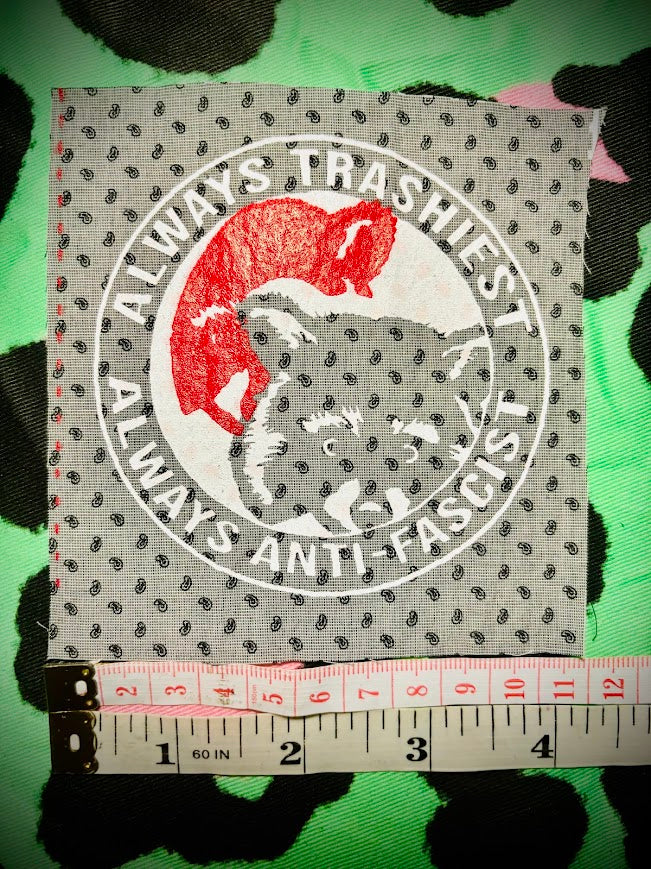 ANTIFA raccoons patch